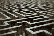 Dimex Labyrinth Papier Peint 375x250cm 5 bandes | Yourdecoration.fr