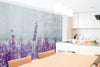 Dimex Lavender Abstract Papier Peint 375x250cm 5 bandes ambiance | Yourdecoration.fr
