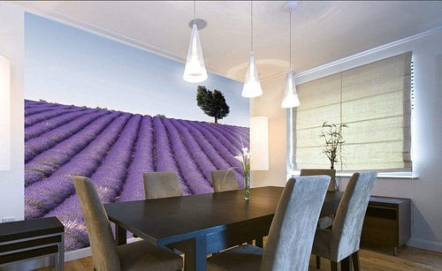 Dimex Lavender Field Papier Peint 225x250cm 3 bandes ambiance | Yourdecoration.fr