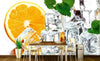 Dimex Lemon and Ice Papier Peint 375x250cm 5 bandes ambiance | Yourdecoration.fr