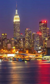 Dimex Manhattan at Night Papier Peint 150x250cm 2 bandes | Yourdecoration.fr