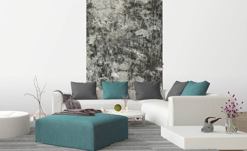 Dimex Nature Gray Abstract Papier Peint 150x250cm 2 bandes ambiance | Yourdecoration.fr
