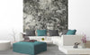 Dimex Nature Gray Abstract Papier Peint 225x250cm 3 bandes ambiance | Yourdecoration.fr
