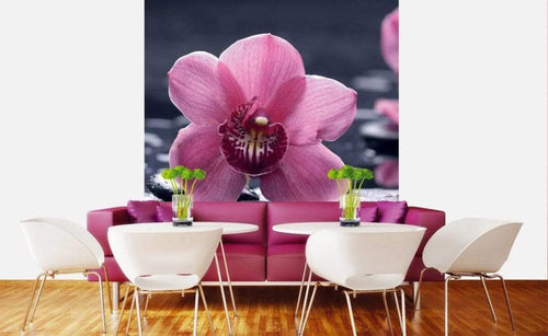 Dimex Orchid Papier Peint 225x250cm 3 bandes ambiance | Yourdecoration.fr