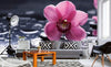 Dimex Orchid Papier Peint 375x250cm 5 bandes ambiance | Yourdecoration.fr