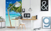 Dimex Paradise Beach Papier Peint 150x250cm 2 bandes ambiance | Yourdecoration.fr