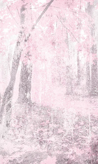 Dimex Pink Forest Abstract Papier Peint 150x250cm 2 bandes | Yourdecoration.fr