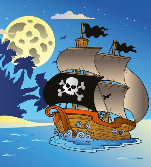 Dimex Pirate Ship Papier Peint 225x250cm 3 bandes | Yourdecoration.fr