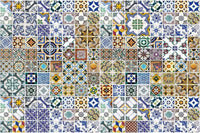 Dimex Portugal Tiles Papier Peint 375x250cm 5 bandes | Yourdecoration.fr