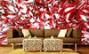 Dimex Red Crystal Papier Peint 375x250cm 5 bandes ambiance | Yourdecoration.fr