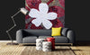 Dimex Red Mosaic Papier Peint 225x250cm 3 bandes ambiance | Yourdecoration.fr
