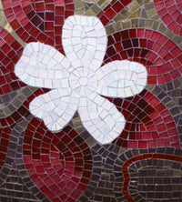 Dimex Red Mosaic Papier Peint 225x250cm 3 bandes | Yourdecoration.fr
