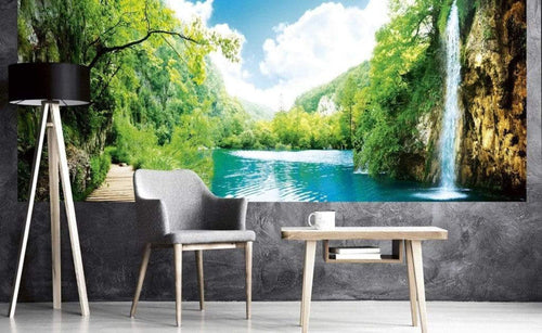 Dimex Relax in Forest Papier Peint 375x150cm 5 bandes ambiance | Yourdecoration.fr