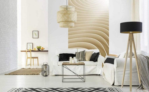 Dimex Ripple Papier Peint 150x250cm 2 bandes ambiance | Yourdecoration.fr