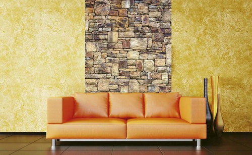 Dimex Rock Wall Papier Peint 150x250cm 2 bandes ambiance | Yourdecoration.fr