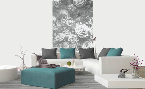 Dimex Roses Abstract II Papier Peint 150x250cm 2 bandes ambiance | Yourdecoration.fr