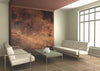 Dimex Scratched Copper Papier Peint 225x250cm 3 bandes ambiance | Yourdecoration.fr