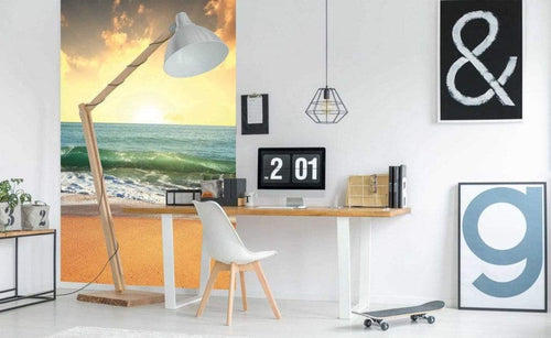 Dimex Sea Sunset Papier Peint 150x250cm 2 bandes ambiance | Yourdecoration.fr