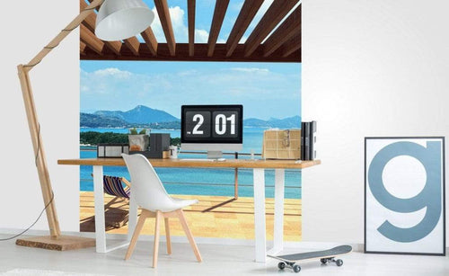 Dimex Sea View Papier Peint 225x250cm 3 bandes ambiance | Yourdecoration.fr