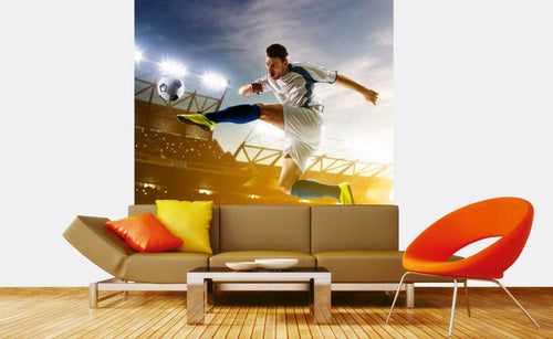Dimex Soccer Player Papier Peint 225x250cm 3 bandes ambiance | Yourdecoration.fr