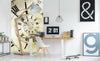 Dimex Spiral Clock Papier Peint 150x250cm 2 bandes ambiance | Yourdecoration.fr