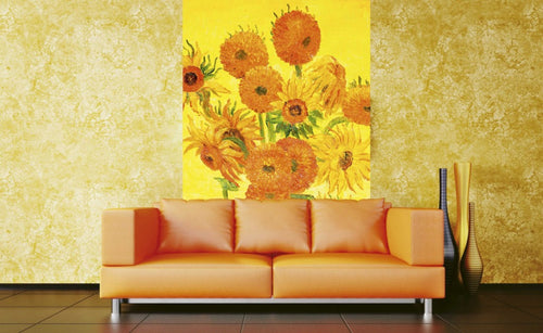 Dimex Sunflowers 2 Papier Peint 150x250cm 2 bandes ambiance | Yourdecoration.fr