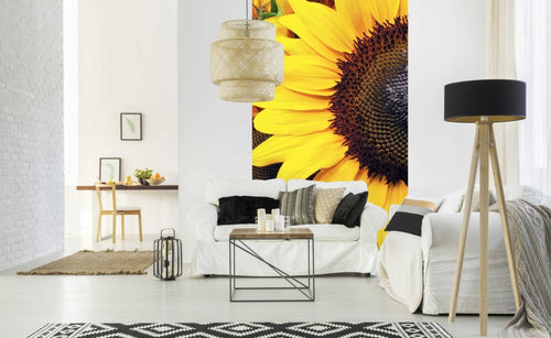 Dimex Sunflowers Papier Peint 150x250cm 2 bandes ambiance | Yourdecoration.fr