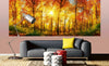 Dimex Sunny Forest Papier Peint 375x150cm 5 bandes ambiance | Yourdecoration.fr