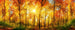 Dimex Sunny Forest Papier Peint 375x150cm 5 bandes | Yourdecoration.fr