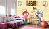 Dimex Teddy Bear Papier Peint 375x250cm 5 bandes ambiance | Yourdecoration.fr