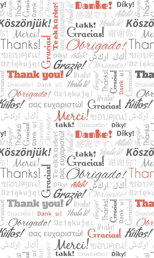 Dimex Thank You Papier Peint 150x250cm 2 bandes | Yourdecoration.fr