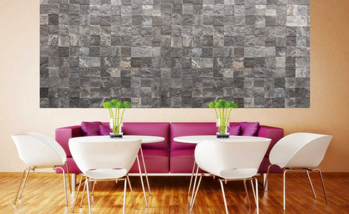 Dimex Tile Wall Papier Peint 375x150cm 5 bandes ambiance | Yourdecoration.fr