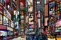 Dimex Times Square Papier Peint 225x250cm 3 bandes | Yourdecoration.fr