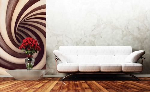 Dimex Twisted Tunel Papier Peint 150x250cm 2 bandes ambiance | Yourdecoration.fr