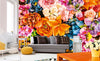 Dimex Vintage Flowers Papier Peint 375x250cm 5 bandes ambiance | Yourdecoration.fr