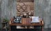Dimex Vintage Garage Papier Peint 150x250cm 2 bandes ambiance | Yourdecoration.fr