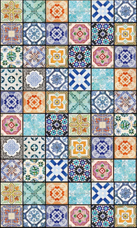 Dimex Vintage Tiles Papier Peint 150x250cm 2 bandes | Yourdecoration.fr
