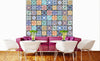 Dimex Vintage Tiles Papier Peint 225x250cm 3 bandes ambiance | Yourdecoration.fr