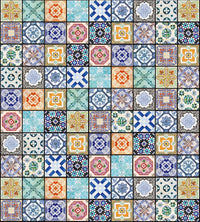 Dimex Vintage Tiles Papier Peint 225x250cm 3 bandes | Yourdecoration.fr