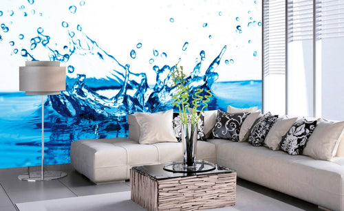Dimex Water Papier Peint 375x250cm 5 bandes ambiance | Yourdecoration.fr