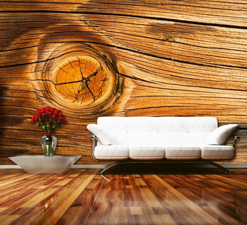 Dimex Wood Knot Papier Peint 375x250cm 5 bandes ambiance | Yourdecoration.fr