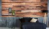 Dimex Wooden Wall Papier Peint 375x150cm 5 bandes ambiance | Yourdecoration.fr