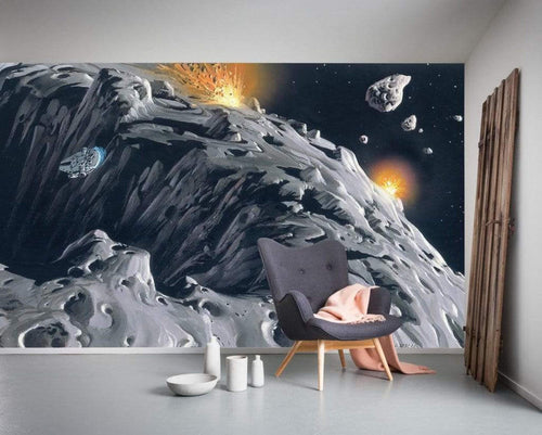 Komar Star Wars Classic RMQ Asteroid Papier Peint Intissé 500x250cm 10 bandes ambiance | Yourdecoration.fr