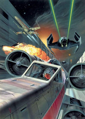 Komar Star Wars Classic Death Star Trench Run Papier Peint Intissé 200x280cm 4 bandes | Yourdecoration.fr