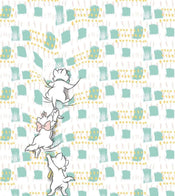 Komar Kitty Climbers Papier Peint Intissé 250x280cm 5 bandes | Yourdecoration.fr
