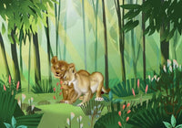 Komar The Lion King Love Papier Peint Intissé 400x280cm 8 bandes | Yourdecoration.fr