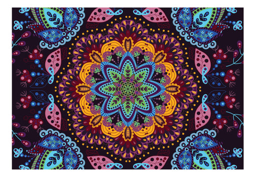 Papier Peint - Colorful Kaleidoscope - Intissé