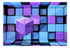 Papier Peint - Rubiks Cube Variation - Intissé