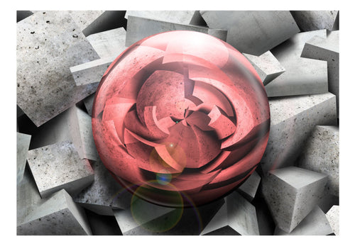 Papier Peint - Stone Rose - Intissé