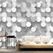 Papier Peint - Silver Net - Intissé